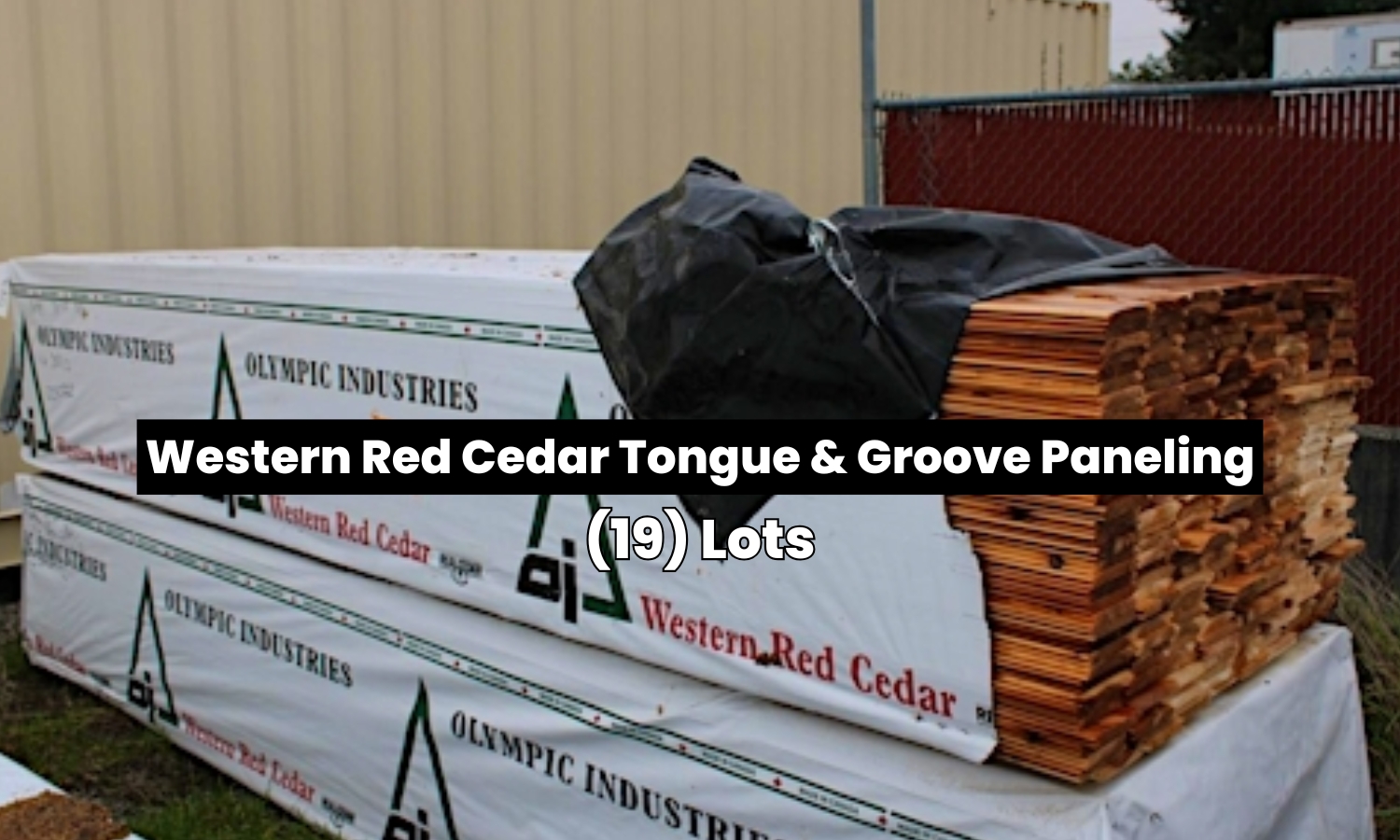 Massive Inventory Western Red Cedar Tongue & Groove Paneling